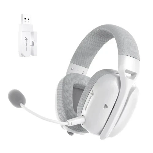 ATTACK SHARK L80 CASQUE GAMING SANS FIL TRIMODE NOIR - BLANC
