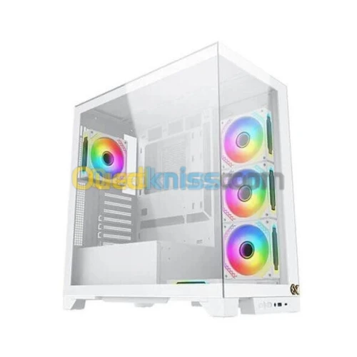 XIGMATEK ENDORPHIN ULTRA ARCTIC - BOITER MOYEN TOUR - 5 FAN 120mm ARGB - USB - TYPE C - WHITE 