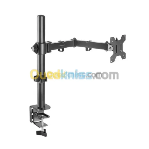 MARS GAMING MARM1 - SUPPORT POUR UN ÉCRAN - 13 à 27 - rotation 360 - BRAS MÉTALLIQUE - 6 KG -BLACK