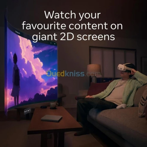 OCULUS META QUEST 3S - 256GO 4K - SNAPDRAGON XR2 GEN 2 - ALL-IN-ONE - QUEST TOUCH PLUS - 2 MANETTES