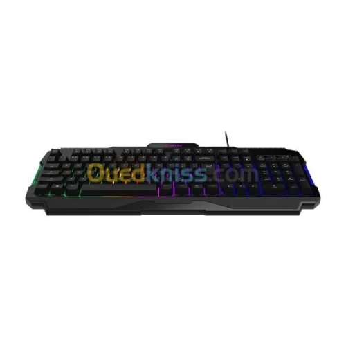 MSI FORGE GK100 - MECHANICAL KEYBOARD - BLUE SWITCHES - RGB - ERGONOMIC - ANTI-GHOSTING - BLACK