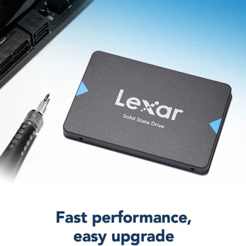 LEXAR NQ100 - DISQUE DURE INTERN SSD 2.5" SATA III - JUSQU'À 550 MO/S - STOCKAGE RAPIDE - ORIGINAL - BLACK