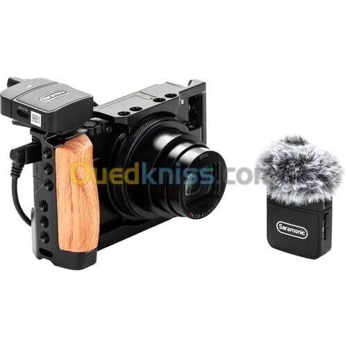 SARAMONIC BLINK100 B1 - MICROPHONE SANS FIL - ULTRA COMPACT - DUAL CHANEL - 2.4 GHZ -USB-C - BLACK 