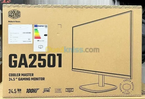 ECRAN COOLER MASTER GA2501- 24,5 FHD - DALL IPS - 100HZ - 1MS - ADAPTIVE SYNC - HDMI - VGA 