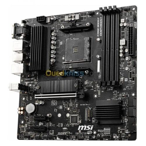 MSI B550M PRO VDH - AMD AM4 - 4XDDR4 - M.2 PCIE 4.0 & 3.0 - OVERCLOCKING - HDMI - DISPLAY - NOIR