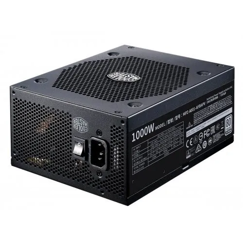 COOLER MASTER V1000 - ALIMENTATION 1000W PLATINUM - FULL MODULAIRE - 80 PLUS - DC to DC - BLACK