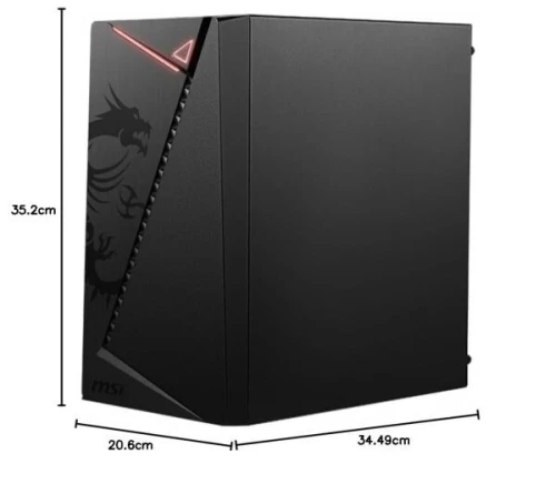 MSI MAG SHIELD M301 - BOITIER PC GAMING - MICRO ATX - USB 3.0 - AIRFLOW - ACIER PANNEAU - BLACK