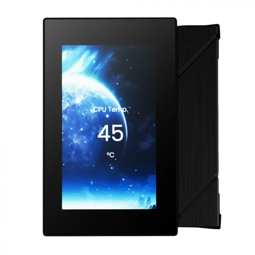 GAMDIAS BOREAS M2-61L - REFROIDISSEUR AVEC ÉCRAN LCD - INTEL & AMD - ALUMINIUM - 120 MM PWM - BLACK
