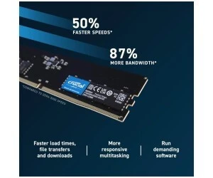 RAM CRUCIAL DESKTOP 32GB DDR5 - 4800 Mhz - UDIMM -