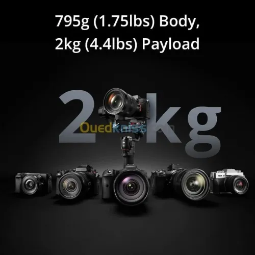 DJI RS3 Mini  Stabilisateur Ultra Léger Pour Appareil Photo - Bluetooth 5.1- USB-C