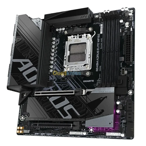 GIGABYTE B840M AORUS ELITE WIFI 6E - CARTE MÈRE MICRO ATX - SOCKET AM5 - 4X DDR5 - M.2 4.0 - BLACK