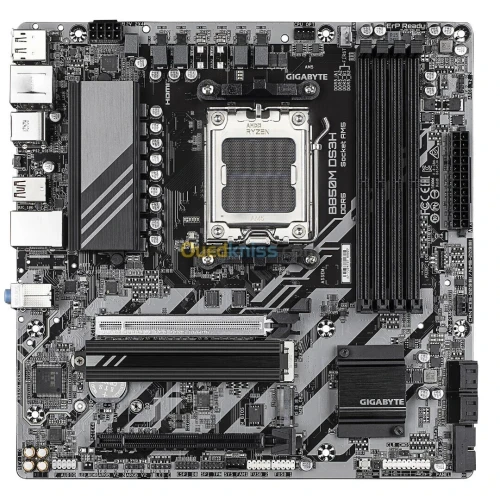 GIGABYTE B850M DS3H - CARTE MÈRE MICRO ATX - SOCKET AM5 - 4 X DDR5 - 1 X PCIE 5.0 X16 - 2 X M.2 NVME - LAN 2.5GBE - USB 3.1 - BLACK