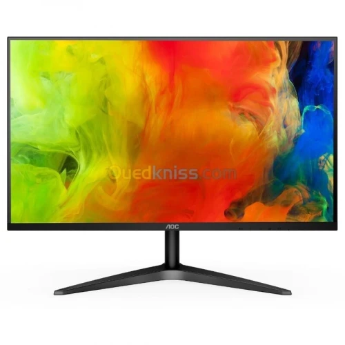 ECRAN AOC 27B1H2 ULTRA SLIM - 27 FHD - 100HZ - 1MS - IPS - LOW BLUE -FLIKER FREE - HDMI -VGA -NOIR