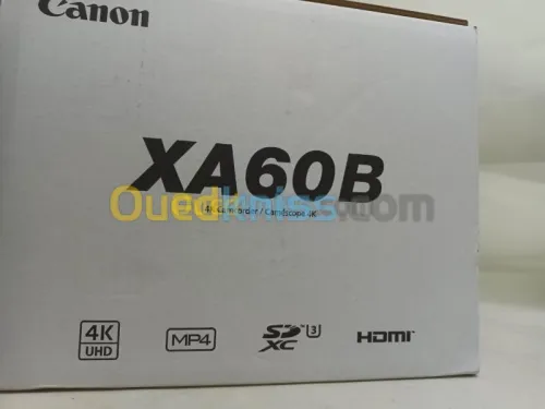 CANON XA60 B Professional UHD 4K Caméscopes + Unité de poignée Canon HDU-4 pour Canon XA60B