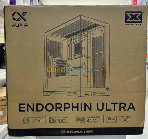 XIGMATEK ENDORPHIN ULTRA - BOITER MOYEN TOUR - 5 FAN 120mm ARGB - USB - TYPE C - BLACK