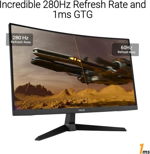 ECRAN ASUS TUF VG27VQM1B - GAMING 27" FHD - CURVED - 280HZ - 1MS - DALL VA - ADAPTIVE SYN - BLACK