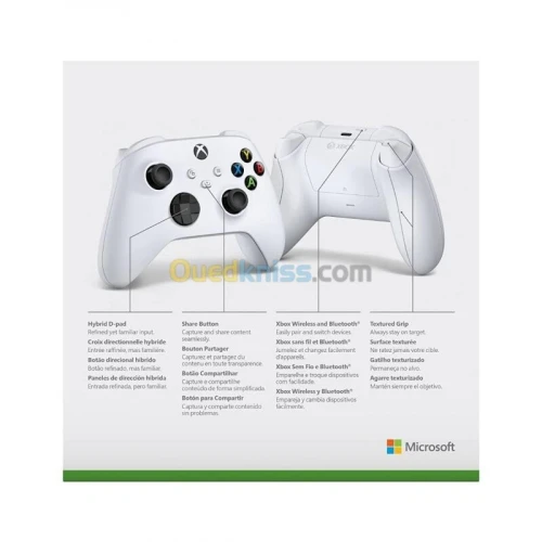 Xbox Manette Originale Sans Fil Série X  S - Robot Blanc -