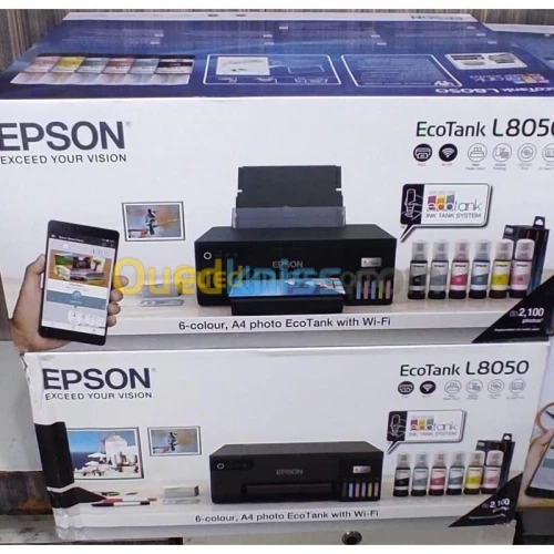 EPSON EcoTank L8050 - 6 Couleurs - Imprimante Photo - WIFI -