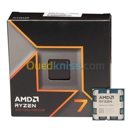 AMD RYZEN 7 9700X - 8 CORE - 16 THREADS - 5.5 GHZ - SOCKET AM5 GAME - CACHE 40 MO - TDP 65W - BOX
