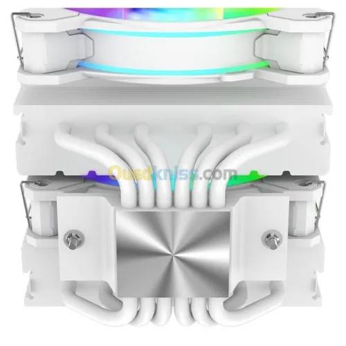 COOLER MASTER HYPER 622 HALO WHITE- INTEL & AMD - LED ARGB - ALUMINIUM - 3 BROCHES - 2 FAN 120MM