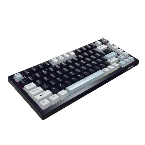 JEDEL KL-81 - CLAVIER GAMING MÉCANIQUE FILAIRE - BLEU SWITCH - RGB - 75% - HOT-SWAPPABLE - QWERTY
