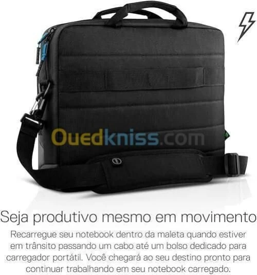 CARTABLE DELL ECOLOOP PRO SLIM BRIEFCASE - AI0414 - 15,6 - NYLEX - LAPTOP & DOCUMENTS - NOIR 