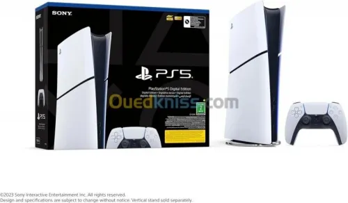 SONY PLAYSTATION PS5 SLIM DIGITAL EDITION - UHD 8K - UNE MANETTE - RYZEN - 16GB - 1TB - EUROPE