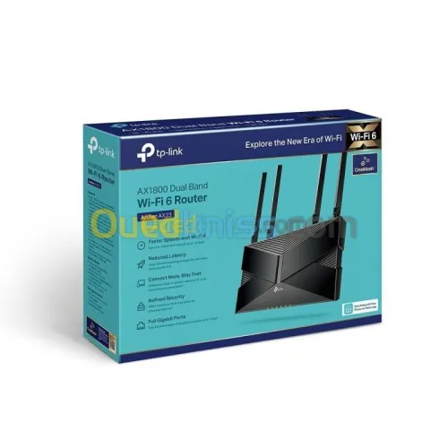 TP-LINK ARCHER AX23 - ROUTEUR WI-FI 6 - DOUBLE BANDE AX1800 - WI-FI SUPERFAST - 1,8 GBITS - EASYMESH