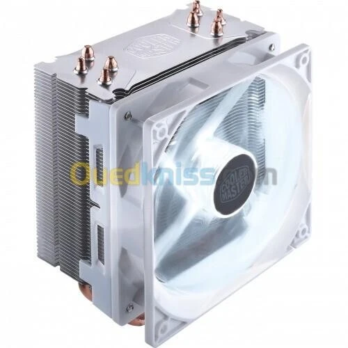 COOLER MASTER HYPER 212 LED WHITE EDITION - AIRCOOLING 120mm -SOCKET INTEL & AMD -ALUMINIUM-1800 RPM