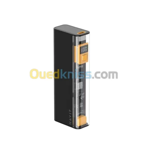 HAVIT PB95 - BATTERIE EXTERNE POWER BANK 20000mAh - DOUBLE SORTIE USB - CHARGE RAPIDE - NOIR