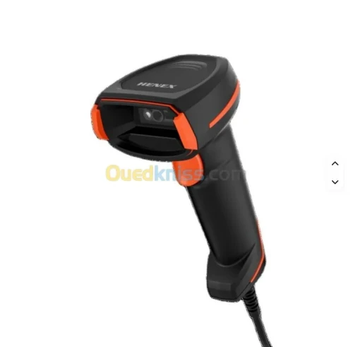 HENEX HC-4208S - DOUCHETTE LECTURE CODE À BARRE 2D FILAIRE - USB/RS232 - IP52 - PLUG & PLAY - BLACK