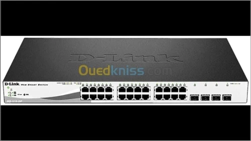D-LINK DGS-1210-28P SWITCH 28 PORTS GIGABIT - POE+ - SMART MANAGED - VLAN - RACKABLE - 56 GBPS