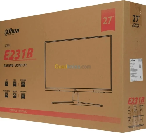 ECRAN GAMING DAHUA LM27-E231BN - 200HZ 27" - 0.5MS - DALL IPS - FHD - VESA - ADAPTIVE - BLACK