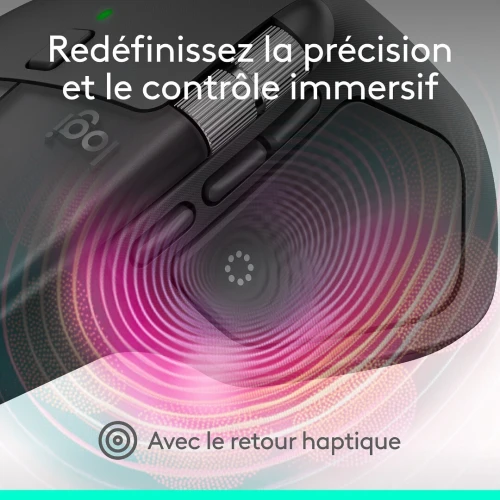LOGITECH MX MASTER 4 - SOURIS SANS FIL PREMIUM - 8 BOUTONS - BLUETOOTH - 8000 DPI - USB-C - BLACK