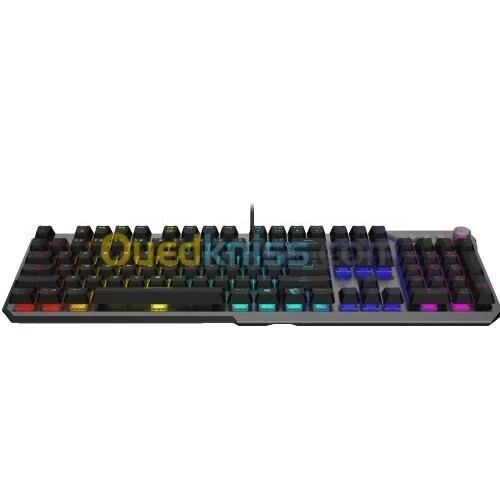 MSI STRIKE 600 - CLAVIER GAMING - SILENT SWITCHES - ERGONOMIC KEYCAPS - MYSTIC - USB 2.0 - BLACK