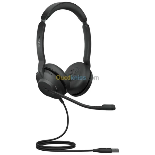 JABRA EVOLVE2 30 SE - CASQUE STÉRÉO PROFESSIONNEL AVEC MICRO USB-A - PLUG & PLAY - RÉTRACTABLE - BLACK