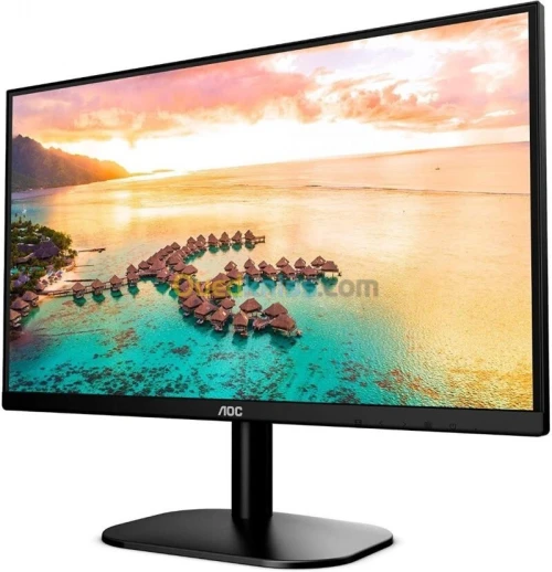 Ecran AOC 24B2XH 24"  Full HD - 75 HZ - Format Large 16/9 - Dalle IPS - HDMI - VGA - Noir