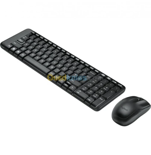 Logitech MK220 Clavier Souris Sans Fil  Ensemble  USB - NOIR