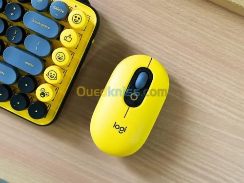 Logitech POP Mouse Souris sans fil - ambidextre - capteur optique 4000 dpi - 4 boutons - silencieuse