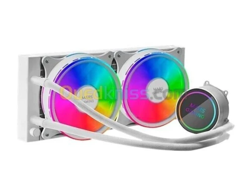 WATER COOLING MARS GAMING ML-ONE240 RGB - MULTI SOCKET - TDP 250W - INFINITY MIRROR - BLACK - WHITE