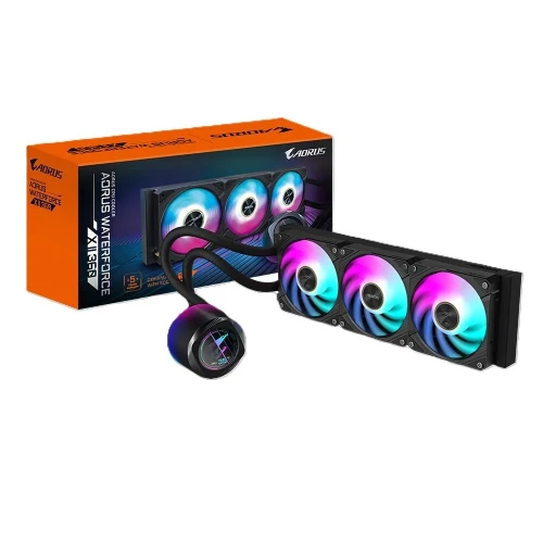 GIGABYTE AORUS WATERFORCE X II 360 - WATERCOOLING ULTRA PERFORMANCE - LCD - 360 MM - RGB - BLACK