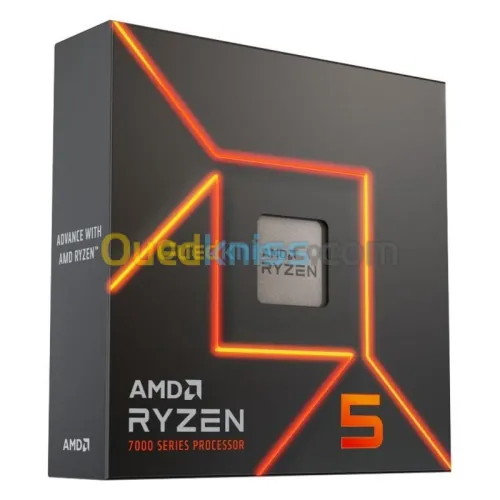 Processeur AMD Ryzen 5 7600X  6-Core 12-Threads socket AM5 GameCache 38 Mo 5 nm TDP 105W