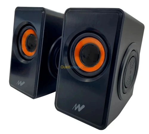 BAFFLE NETWAY GAMING XS100 - HAUTPARLEUR GAMING - PC & LAPTOP & MULTIMÉDIA - JACK 3.5 MM + USB - BLACK