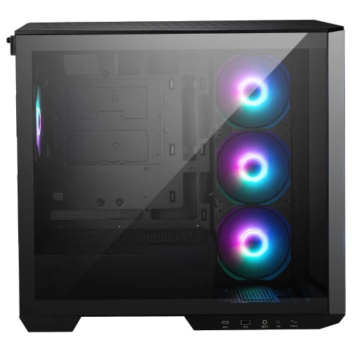 MSI MAG PANO M100R PZ - BOITIER MINI TOUR - VERRE TREMPÉ - 4 FAN ARGB - PROJECT ZERO - 360mm - BLACK