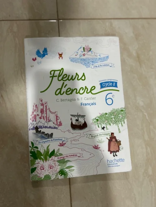 Livre fleurs d encre 6e ,5e ,4e