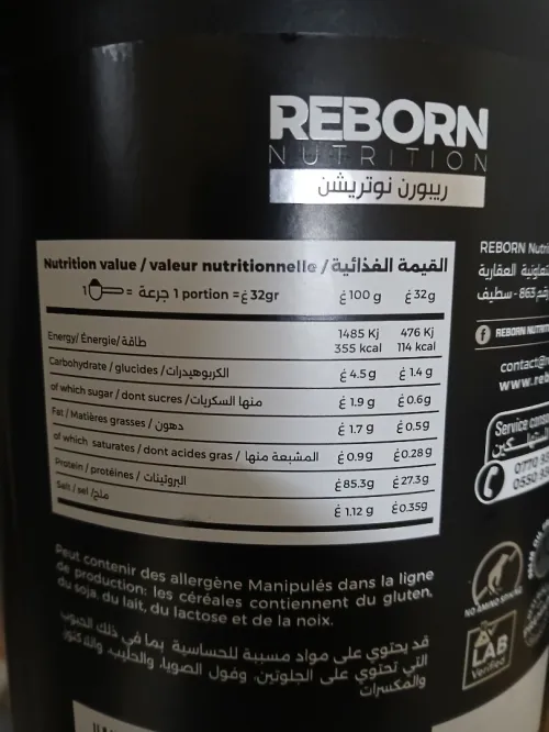 Whey isolate