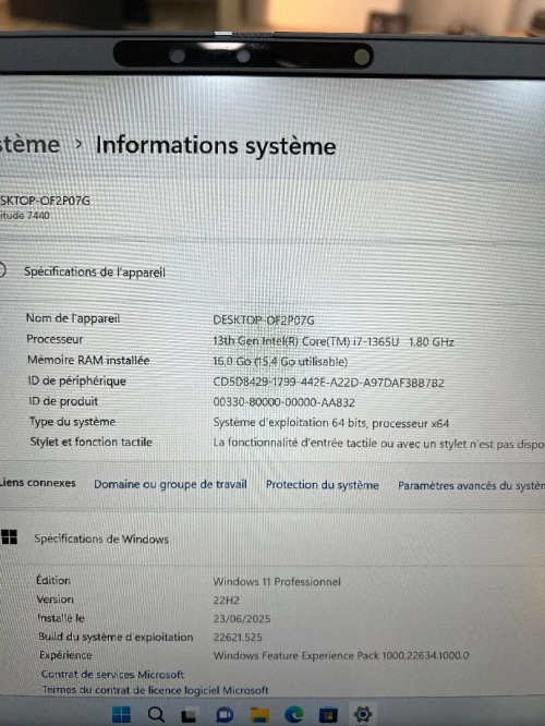 Dell latitude 7440 i7-1365U 16gb 512ssd