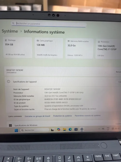 Lenovo Thinkpad T14 Gen 4 Tactile i7-1370P 32gb 1Tb