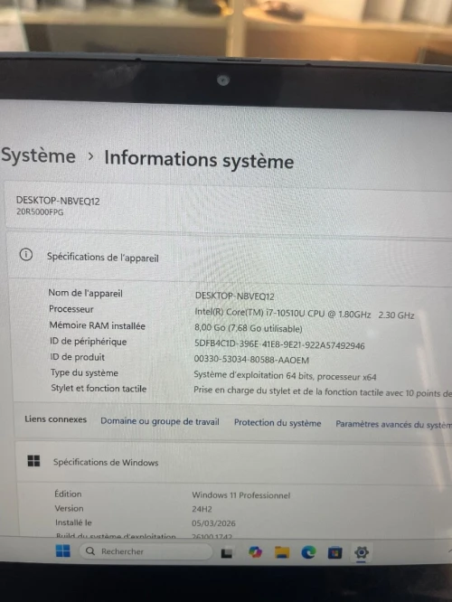 Lenovo Thinkpad L13 Yoga i7-10510U 8gb 512ssd