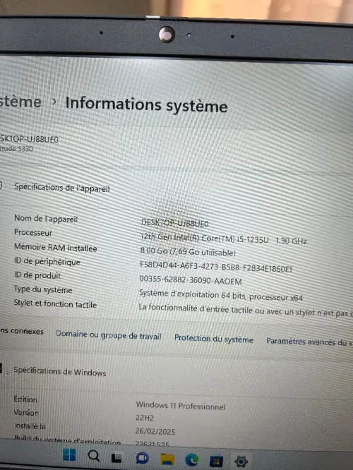 Dell latitude 5330 i5-1235U 8gb 256ssd